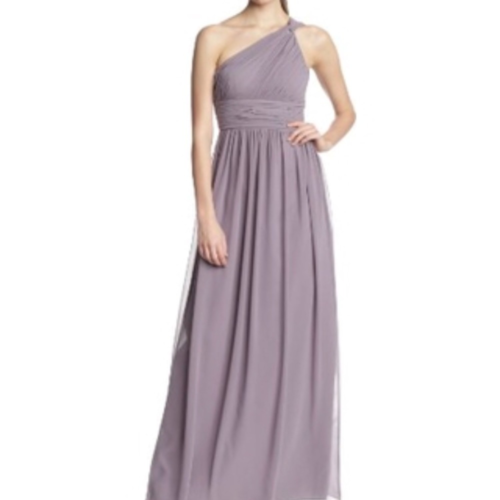 Donna Morgan “Rachel” dress in sterling silver